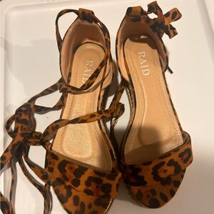 Leopard Sandals